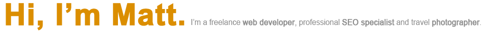 Matt Holden - Web Designer